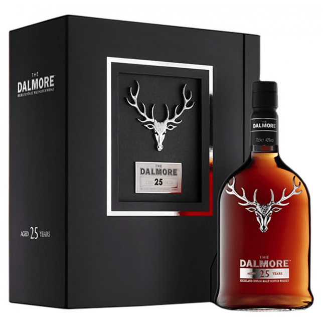 The Dalmore 25 års Highland Single Malt Scotch Whisky 42% 70 cl. (Gaveæske)