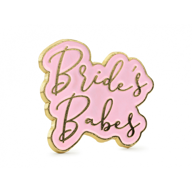 Pink & Guld “Bride’s Babes” Emaljestift 1 stk.