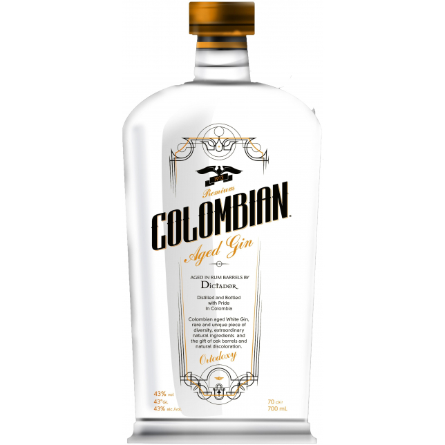Colombian Premium Aged Gin Ortodoxy 43% 70 cl.