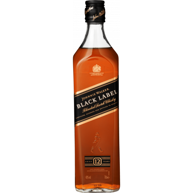 Johnnie Walker Black Label 12 års Blended Scotch Whisky 40% 70 cl. (flaske)