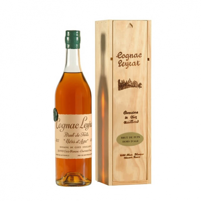 Leyrat Brut de Fût Cognac 45% 70 cl. (Gaveæske)