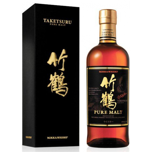 Nikka Pure Malt Taketsuru Blended Japanese Whisky 43% 70 cl. (Gaveæske)