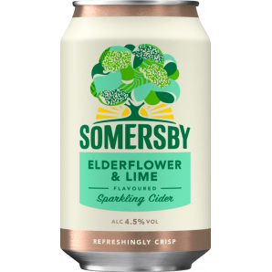 Somersby Elderflower Lime Cider 4,5% 24x33 cl. (dåse)