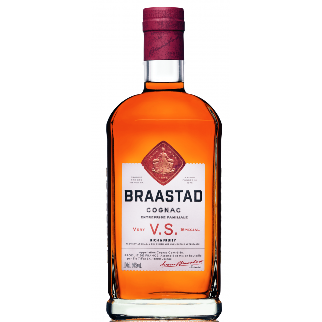 Braastad VS Cognac 40% 70 cl.
