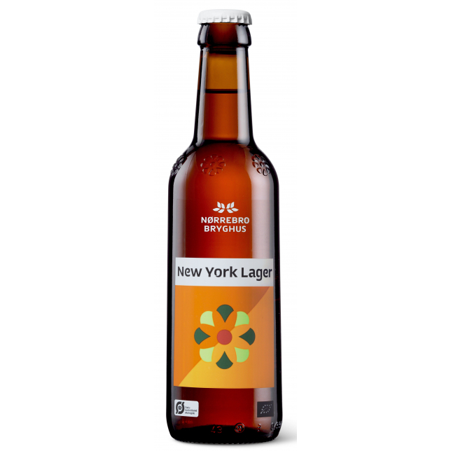 Nørrebro Bryghus New York Lager 5,2% ØKO 33 cl. (flaske)
