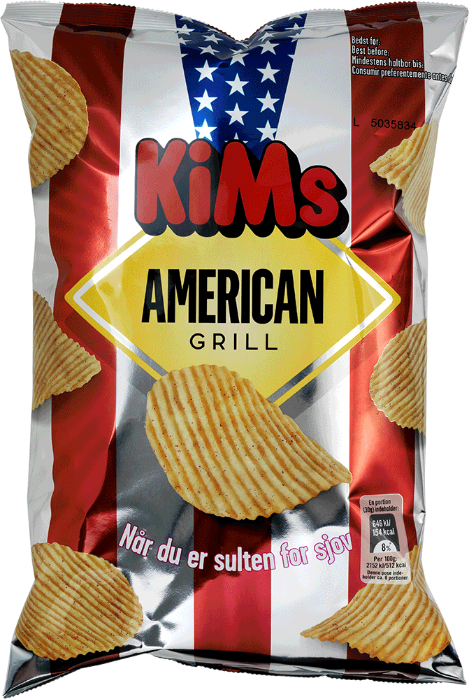 Kims Grill Chips 20x170 gr.